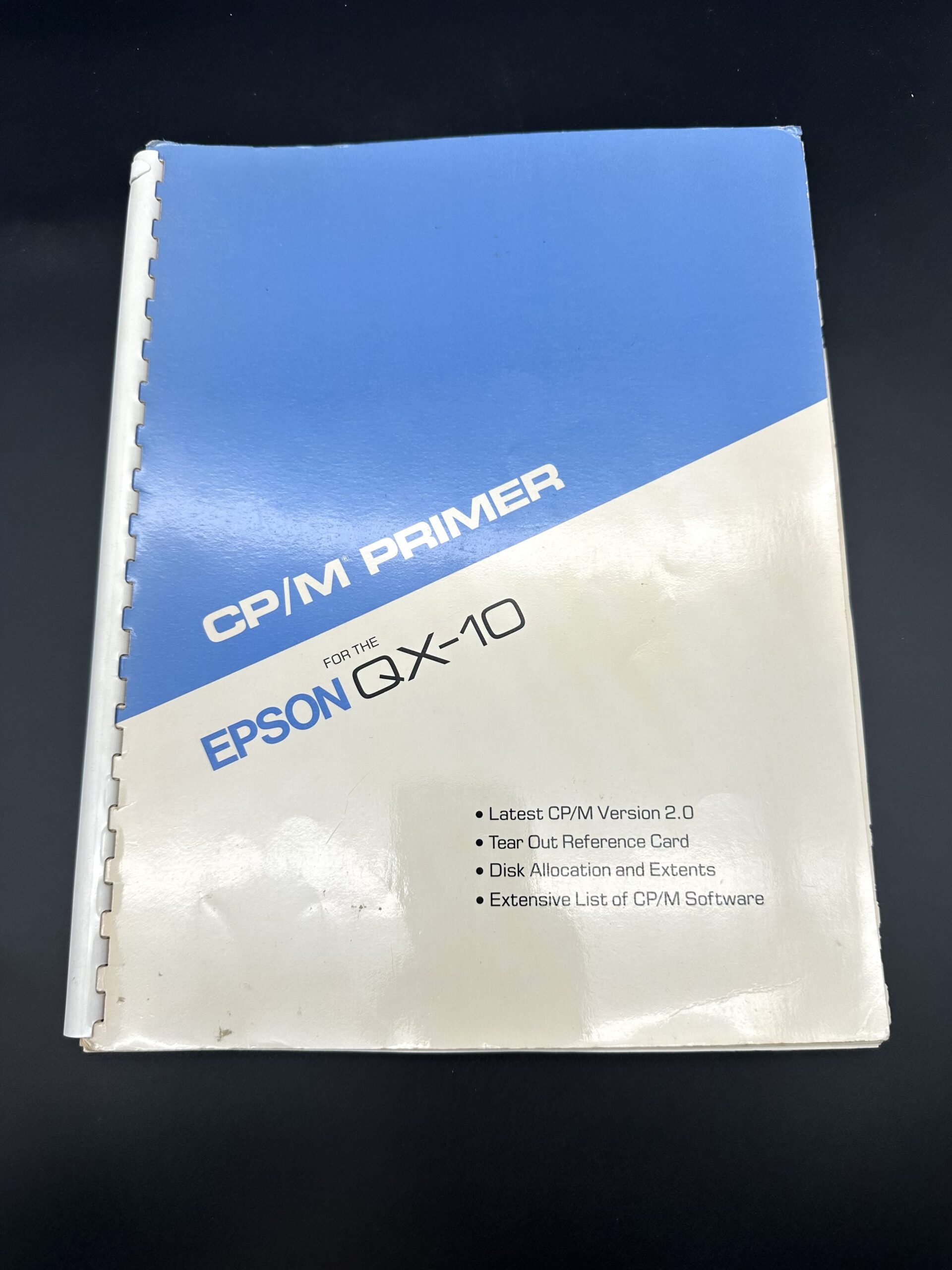 CP/M Primer for the Epson QX-10